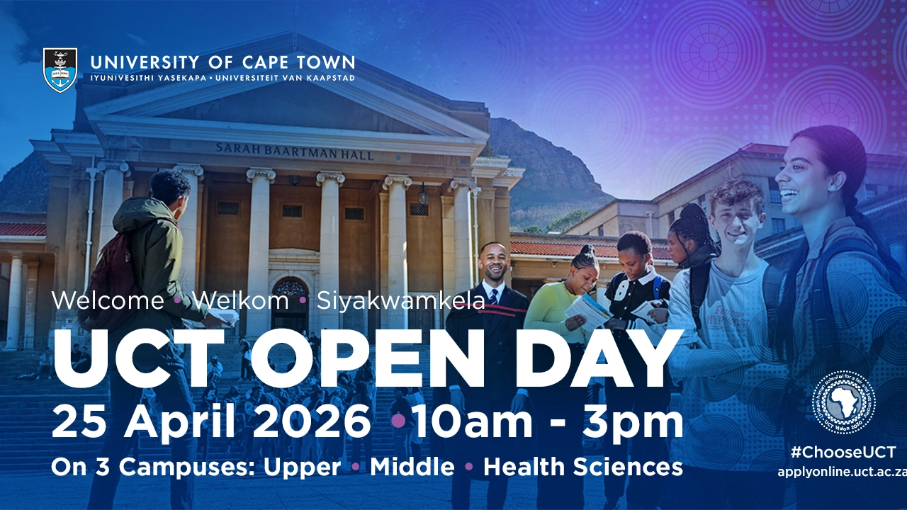 UCT Open Day - 25 April 2026
